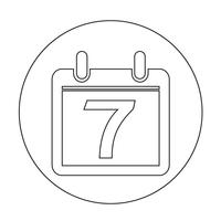 Sign of  Calendar icon vector