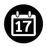 Sign of  Calendar icon vector