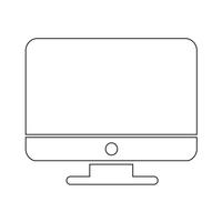 Desktop Computer Icon vector
