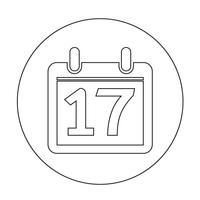 Sign of  Calendar icon vector