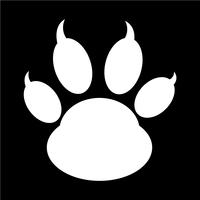 animal paw print icon