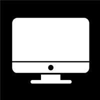 Desktop Computer Icon vector