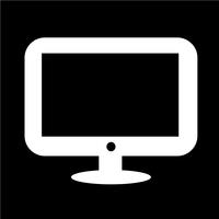 Desktop Computer Icon vector