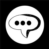 Speech Bubble icon vector