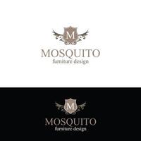 Diseño de logotipo de muebles vector