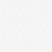 White cube geometric background, paper art pattern vector