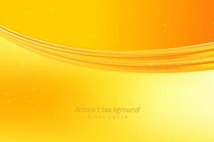 Yellow wave background vector