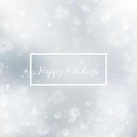 Abstract Christmas background with snowflakes. Elegant Winter background vector