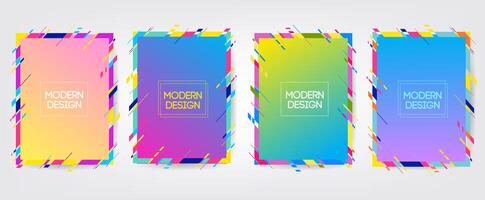 Vector frame for text Modern Art graphics for hipsters . dynamic frame stylish geometric black background with gold. element for design business cards, invitations, gift cards, flyers and brochures