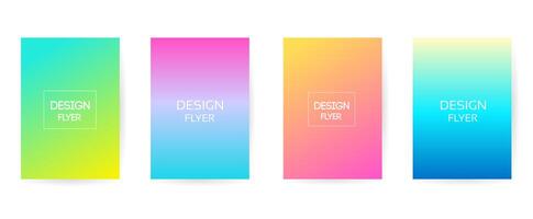 Soft color background. Modern screen vector design for mobile app. Soft color gradients.