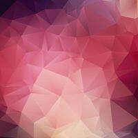 Pink crystal geometric background vector