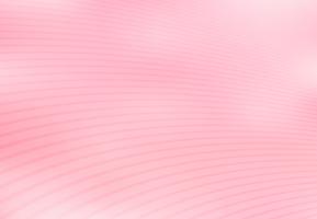 Abstract pink gradient with curved lines pattern texture background. vector