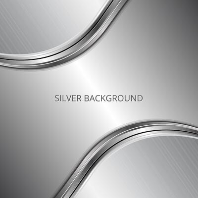 Silver business background. Silver metallic background