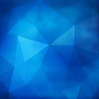 Blue geometric background vector