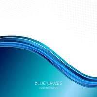 Blue waves background. Abstract blue wave background Blue wave business template vector