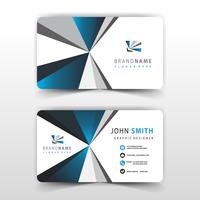 simple visit card design vector