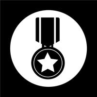 icono de medalla vector