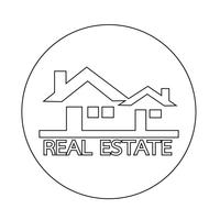 Real estate  icon vector