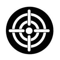 Target icon vector