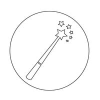 Magic Wand Icon vector