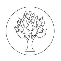 Tree icon vector