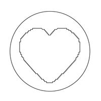 heart Like Icon vector