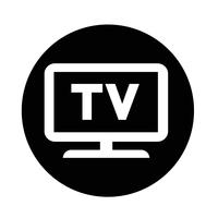 Icono de web tv vector