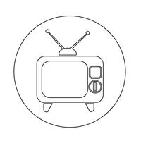 icono de tv vector