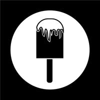 Icono de helado vector