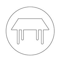 Table Icon vector