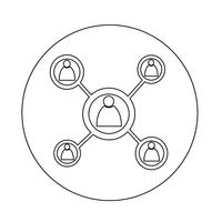 Network Icon vector