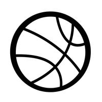 Basketball icon vector