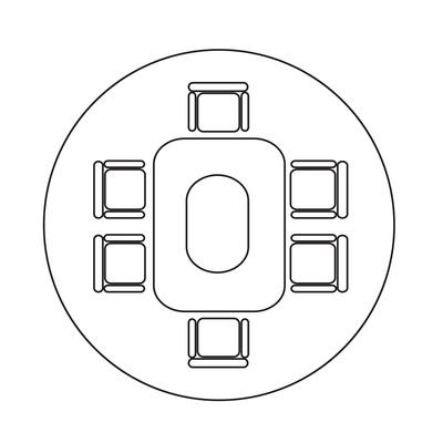 furniture vector plan