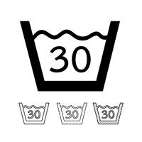 laundry symbol icon vector