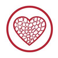 heart icon vector illustration