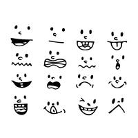 cartoon mouth icon vector