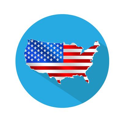 USA map icon