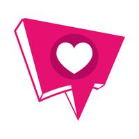 Heart vector icon