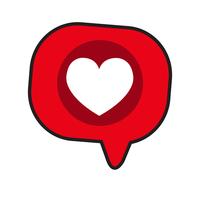 Heart vector icon