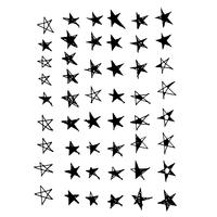 Icono de estrella dibujado a mano Doodle vector