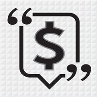 Dollar sign money icon vector