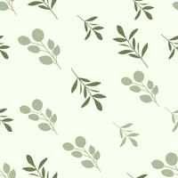 Beauty soft seamless floral pattern vector