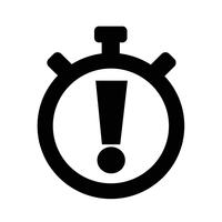 Sign of stopwatch icon vector