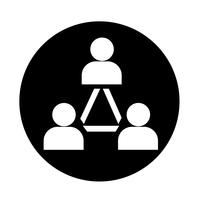 people network icon vector