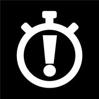 Sign of stopwatch icon vector