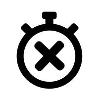 Sign of stopwatch icon vector