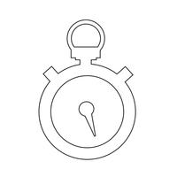 Sign of stopwatch icon vector