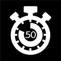 Sign of stopwatch icon vector