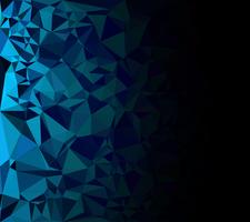 Blue Polygonal Mosaic Background, Creative Design Templates vector