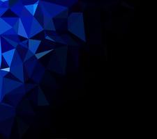 Blue Polygonal Mosaic Background, Creative Design Templates vector